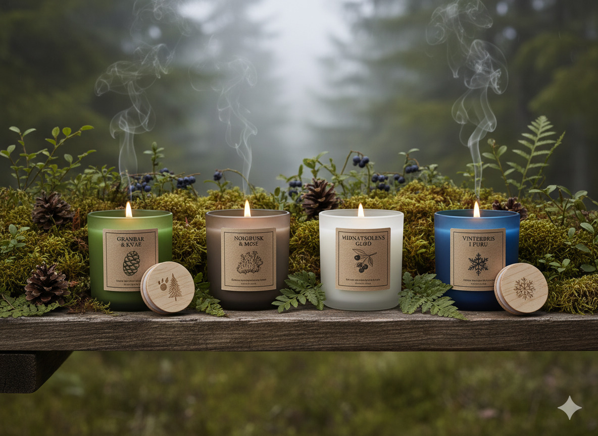 Nordisk skog duftlys